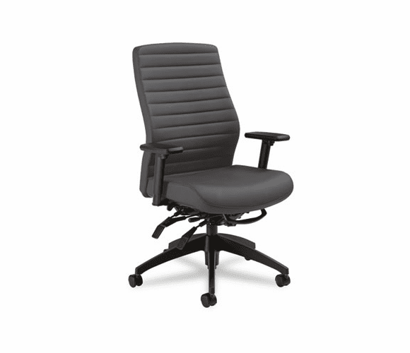 GLB28513SO47 Aspen Series High-Back Multi-Tilt Chair, Onyx Vinyl By GLOBAL INDUSTRIES, INC.