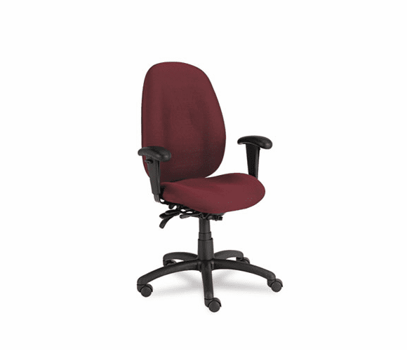 GLB31403BKPB07 Malaga Series High-Back Multi-Tilter Chair, Acrylic/Polyester, Rhapsody By GLOBAL INDUSTRIES, INC.