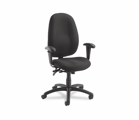 GLB31403BKPB09 Malaga Series High-Back Multi-Tilter Chair, Acrylic/Polyester, Asphalt By GLOBAL INDUSTRIES, INC.