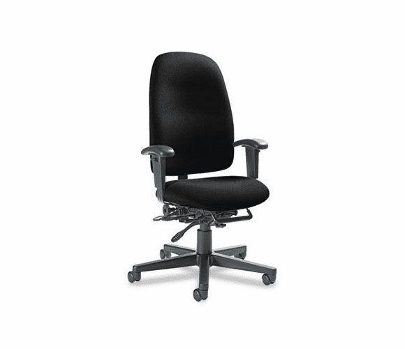 GLB32173NBKIM06 Granada Series High-Back Multi-Tilter Chair, Olefin Fabric, Black By GLOBAL INDUSTRIES, INC.