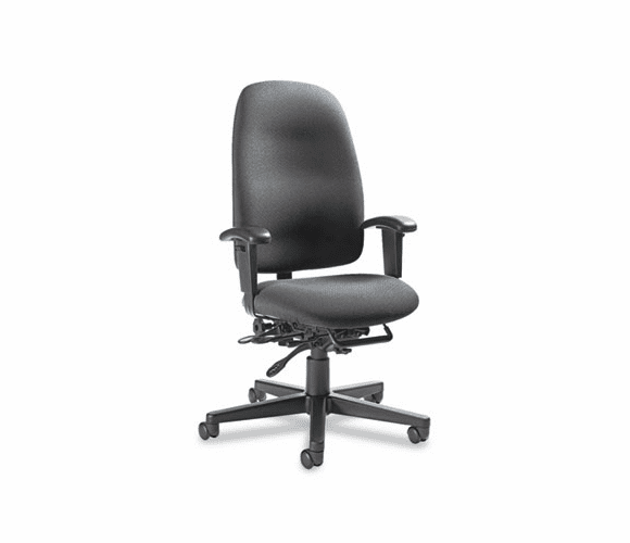GLB32173NBKIM11 Granada Series High-Back Multi-Tilter Chair, Olefin Fabric, Gray By GLOBAL INDUSTRIES, INC.