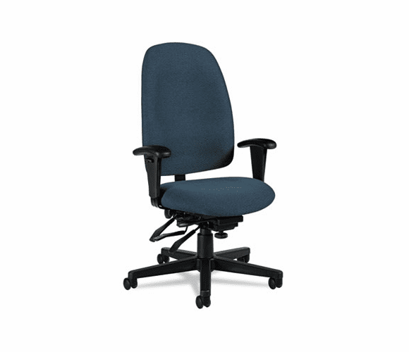 GLB32173NBKPB08 Granada Series High-Back Multi-Tilter Chair, Polypropylene Fabric, Navy Blue By GLOBAL INDUSTRIES, INC.