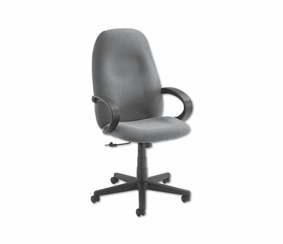 GLB4560BKIM11 Enterprise Series High-Back Swivel/Tilt Chair, Olefin Fabric, Gray By GLOBAL INDUSTRIES, INC.