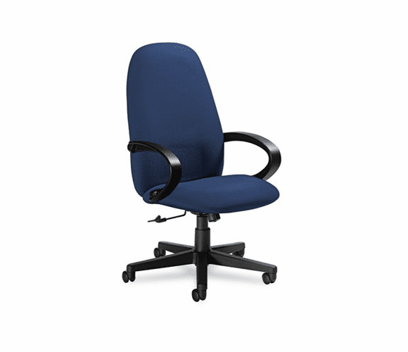 GLB4560BKIM14 Enterprise Series High-Back Swivel/Tilt Chair, Olefin Fabric, Navy By GLOBAL INDUSTRIES, INC.