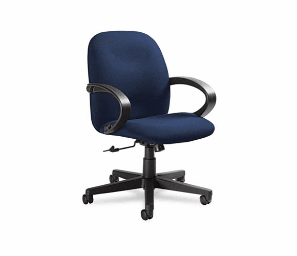 GLB4561BKIM14 Enterprise Series Low-Back Swivel/Tilt Chair, Olefin, Navy Blue By GLOBAL INDUSTRIES, INC.