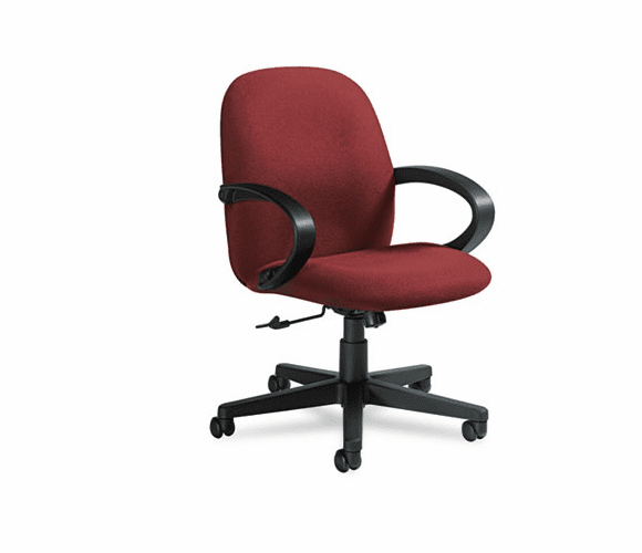 GLB4561BKIM52 Enterprise Series Low-Back Swivel/Tilt Chair, Olefin, Burgundy By GLOBAL INDUSTRIES, INC.