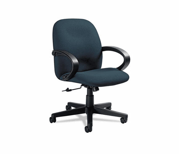 GLB4561BKPB08 Enterprise Series Low-Back Swivel/Tilt Chair, Polypropylene Fabric, Navy By GLOBAL INDUSTRIES, INC.