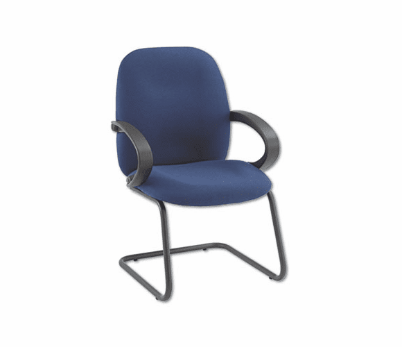 GLB4565BKIM14 Enterprise Series Side Arm Chair, Olefin Fabric, Navy By GLOBAL INDUSTRIES, INC.