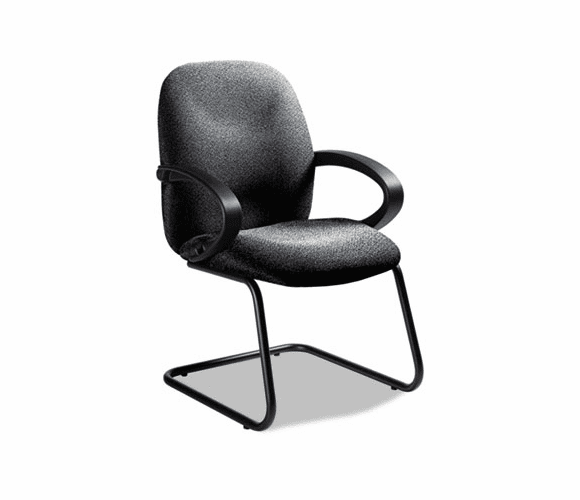 GLB4565BKPB04 Enterprise Series Side Arm Chair, Polypropylene Fabric, Gray By GLOBAL INDUSTRIES, INC.