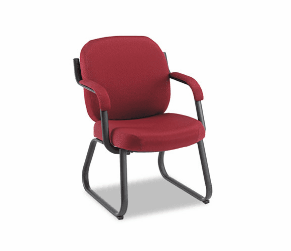 GLB4735BKST15 Guest Arm Chair, Burgundy By GLOBAL INDUSTRIES, INC.