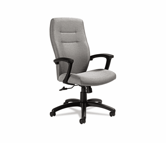 GLB50904BKS111 Synopsis Series High-Back Tilter Chair, Black Arms/Base, Graphite Fabric By GLOBAL INDUSTRIES, INC.