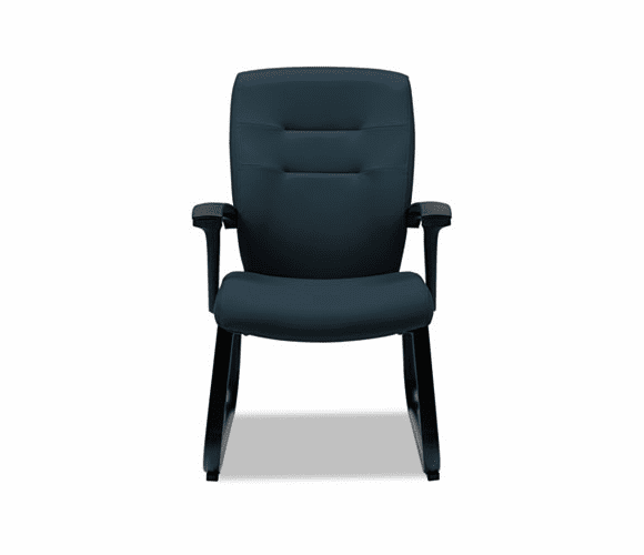 GLB5092BKS106 Synopsis Series Guest Arm Chair With Sled Base, Sapphire By GLOBAL INDUSTRIES, INC.