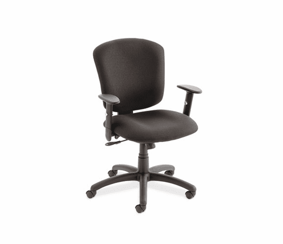 GLB53363BKPB09 Supra X Medium-Back Tilter Chair, Asphalt Fabric By GLOBAL INDUSTRIES, INC.