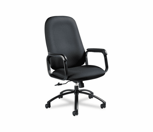 GLB53804BKJN11 Max Series High-Back Pneumatic Tilt Chair, Charcoal Fabric, Black Frame By GLOBAL INDUSTRIES, INC.