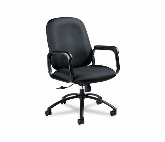 GLB53814BKJN11 Max Series Mid-Back Pneumatic Tilt Chair, 25-1/2 x 24-1/2 x 37, Charcoal By GLOBAL INDUSTRIES, INC.