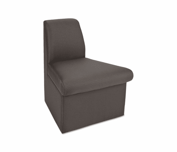 GLB7872QL11 Braden Corner Unit Chair w/60-degree Outside, 24 x 27-1/2 x 30, Charcoal Gray By GLOBAL INDUSTRIES, INC.