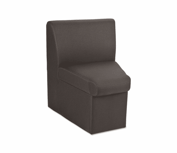 GLB7873QL11 Braden Corner Unit Chair w/30-degree Outside, 24 x 24 x 30, Charcoal Gray By GLOBAL INDUSTRIES, INC.