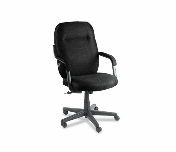 GLB9430BKPB09 Air Support Series Executive High-Back Swivel/Tilt Chair, Asphalt Black Fabric By GLOBAL INDUSTRIES, INC.