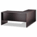 GLBG2040FLDES Genoa Series "L" Workstation Return, Left, 40w x 20d x 29h, Dark Espresso By GLOBAL INDUSTRIES, INC.