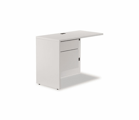 GLBG2040FLGRY Genoa Series "L" Workstation Return, Left, 40w x 20d x 29h, Gray By GLOBAL INDUSTRIES, INC.