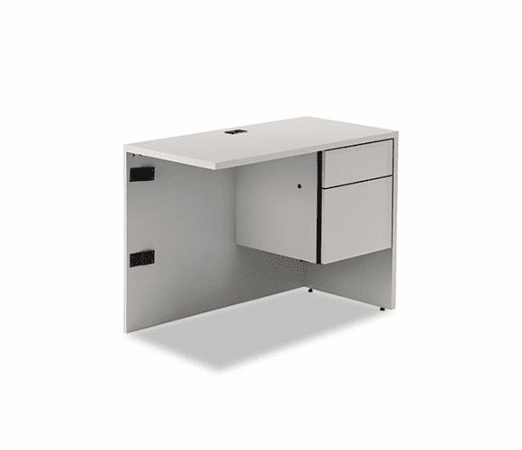 GLBG2040FRGRY Genoa Series "L" Workstation Return, Right, 40w x 20d x 29h, Gray By GLOBAL INDUSTRIES, INC.