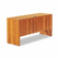 GLBG2060CKAWH Genoa Series Kneespace Credenza, 60w x 20d x 29h, Avant Honey By GLOBAL INDUSTRIES, INC.