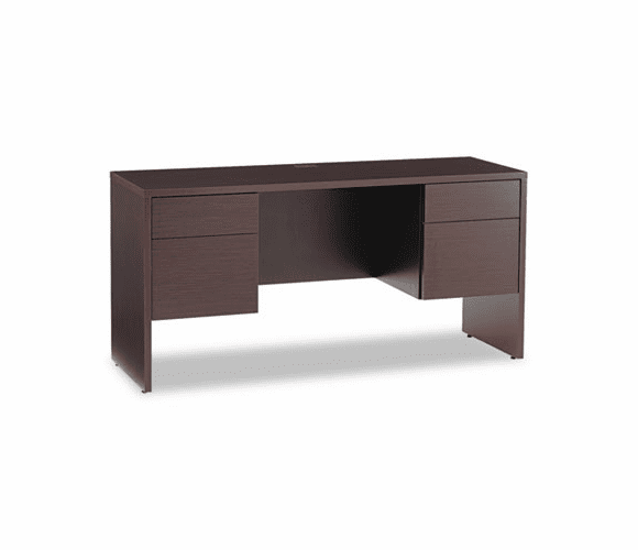 GLBG2060CKDES Genoa Series Kneespace Credenza, 60w x 20d x 29h, Dark Espresso By GLOBAL INDUSTRIES, INC.