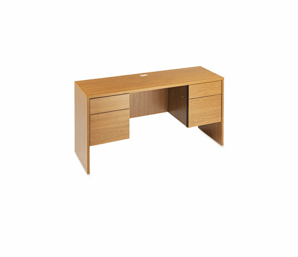 GLBG2060CKHVO Genoa Series Kneespace Credenza, 60w x 20d x 29h, Oak By GLOBAL INDUSTRIES, INC.
