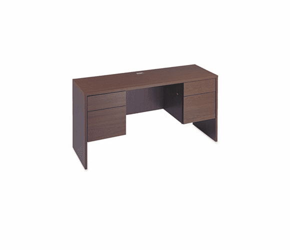 GLBG2060CKMAF Genoa Series Kneespace Credenza, 60w x 20d x 29h, Mahogany By GLOBAL INDUSTRIES, INC.