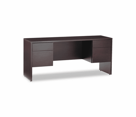 GLBG2066CKDES Genoa Series Kneespace Credenza, 66w x 20d x 29h, Dark Espresso By GLOBAL INDUSTRIES, INC.