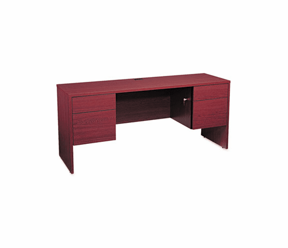 GLBG2066CKMAF Genoa Series Kneespace Credenza, 66w x 20d x 29h, Mahogany By GLOBAL INDUSTRIES, INC.