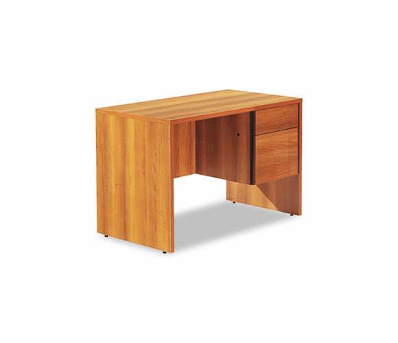 GLBG2445SPRAWH Genoa Series Single Right Pedestal Desk, 45w x 24d x 29h, Avant Honey By GLOBAL INDUSTRIES, INC.