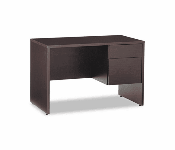 GLBG2445SPRDES Genoa Series Single Right Pedestal Desk, 45w x 24d x 29h, Dark Espresso By GLOBAL INDUSTRIES, INC.