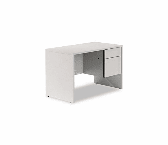 GLBG2445SPRGRY Genoa Series Single Right Pedestal Desk, 45w x 24d x 29h, Gray By GLOBAL INDUSTRIES, INC.
