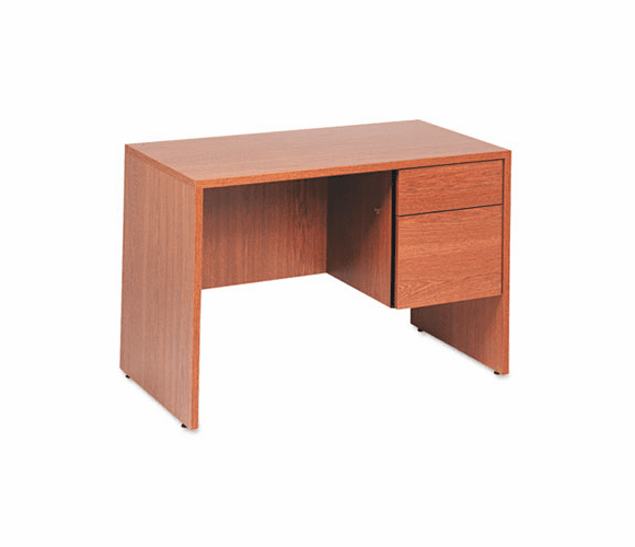 GLBG2445SPRHVO Genoa Series Single Right Pedestal Desk, 45w x 24d x 29h, Oak By GLOBAL INDUSTRIES, INC.
