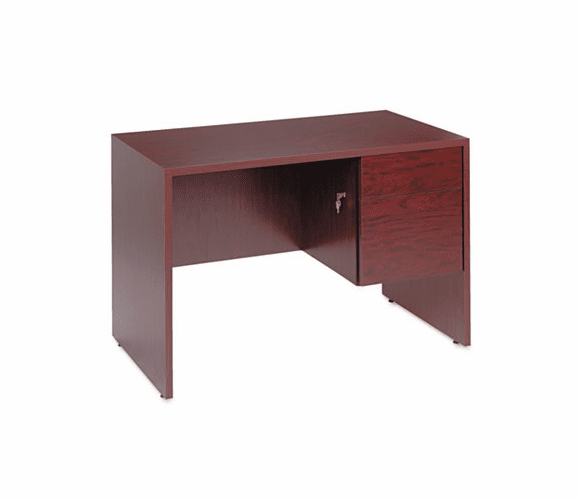 GLBG2445SPRMAF Genoa Series Single Right Pedestal Desk, 45w x 24d x 29h, Mahogany By GLOBAL INDUSTRIES, INC.