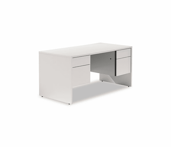 GLBG3060DPGRY Genoa Series Double Pedestal Desk, 60w x 30d x 29h, Gray By GLOBAL INDUSTRIES, INC.