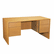 GLBG3060DPHVO Genoa Series Double Pedestal Desk, 60w x 30d x 29h, Oak By GLOBAL INDUSTRIES, INC.