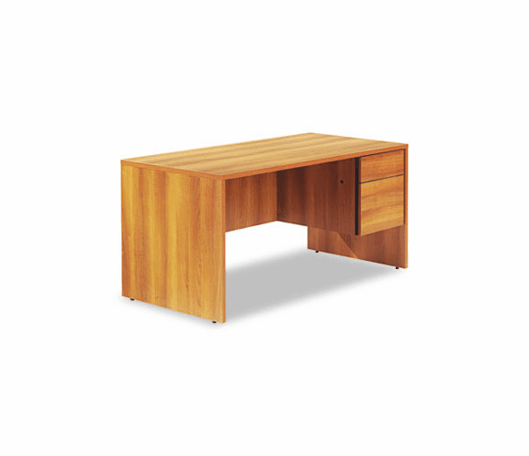 GLBG3060SPRAWH Genoa Series Right Pedestal Workstation Desk, 60w x 30d x 29h, Avant Honey By GLOBAL INDUSTRIES, INC.