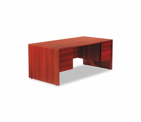 GLBG3672DPAWC Genoa Series Double Pedestal Desk, 72w x 36d x 29h, Avant Cherry By GLOBAL INDUSTRIES, INC.