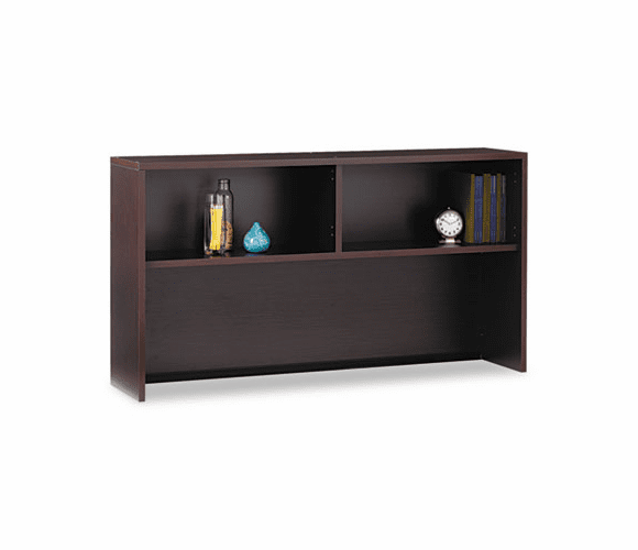 GLBG66HOCBDES Genoa Series Open Hutch For Credenza, 66w x 15d x 36h, Dark Espresso By GLOBAL INDUSTRIES, INC.