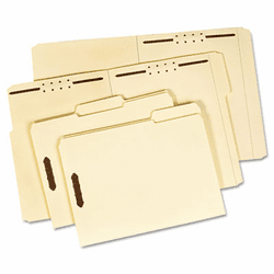 GLW1453418PT Folder, One Fastener, 1/3 Cut Top Tab, Letter, 18 Point, Manila, 50/Box By CARDINAL BRANDS INC.