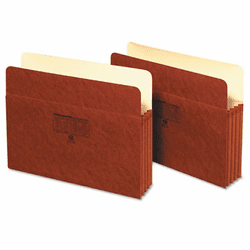 GLW1524E Three Inch Expansion Accordion Pocket, Straight, Manila/Redrope, Letter, Brown By CARDINAL BRANDS INC.
