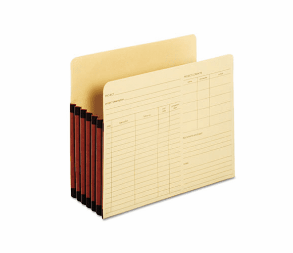 GLW1534GPP 5 1/4" Expansion Project Pocket, Straight Cut, Letter, Manila, 10/Box By CARDINAL BRANDS INC.