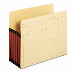 GLW1534GPP 5 1/4" Expansion Project Pocket, Straight Cut, Letter, Manila, 10/Box By CARDINAL BRANDS INC.
