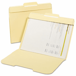 GLW153LP50 Secure File Folders, Top Tab, Letter, Manila, 50/Box By CARDINAL BRANDS INC.
