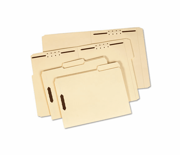 GLW1953418PT Folder, One Fastener, 1/3 Cut Top Tab, Legal, 18 Point, Manila, 50/Box By CARDINAL BRANDS INC.