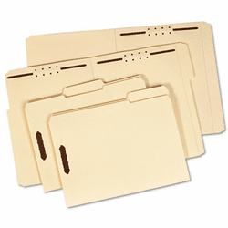 GLW1953418PT Folder, One Fastener, 1/3 Cut Top Tab, Legal, 18 Point, Manila, 50/Box By CARDINAL BRANDS INC.