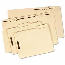 GLW1953718PT Folder, Two Fasteners, 1/3 Cut Top Tab, Legal, 18 Point, Manila, 50/Box By CARDINAL BRANDS INC.