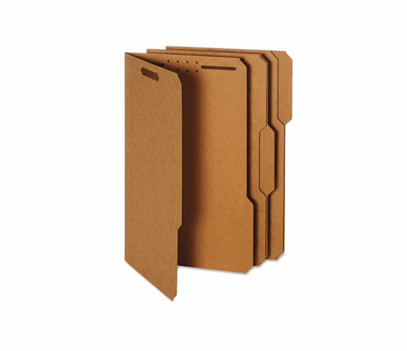 GLW1983717PT Folder, Two Fasteners, 1/3 Cut, Top Tab,Legal, 17 Point, Kraft, 50/Box By CARDINAL BRANDS INC.